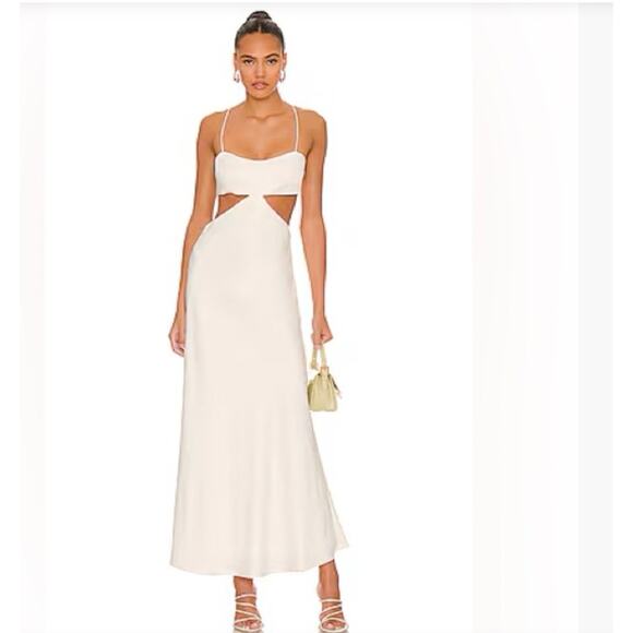 Significant Other Satin Maxi Dress - Picture 9 of 9